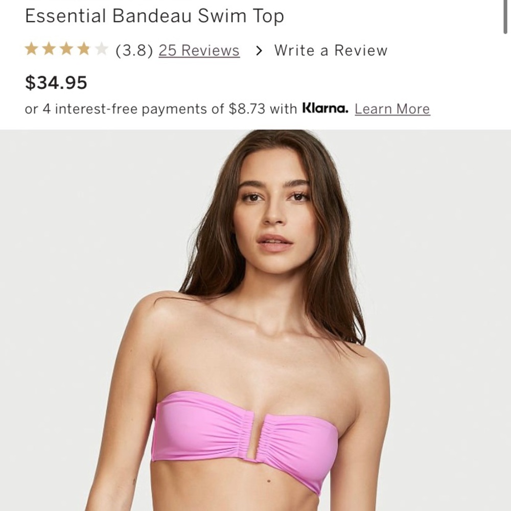 VICTORIA'S SECRET Essential Bandeau Swim Top